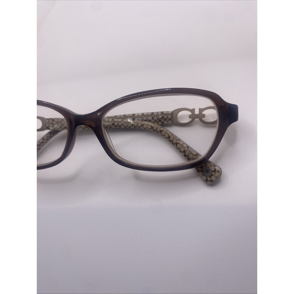 Coach Eyeglasses Women FRAMES ONLY HC 6017 Vanessa 52-15-135 Brown 415 - Picture 9 of 16
